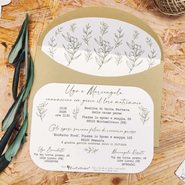 inviti carta piantabile